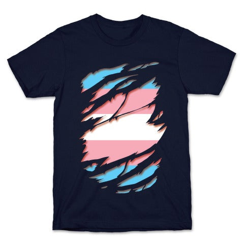 Ripped Shirt: Trans Pride T-Shirt
